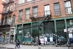 30 Graffiti On Buildings On Crosby St Near Prince St In SoHo New York City